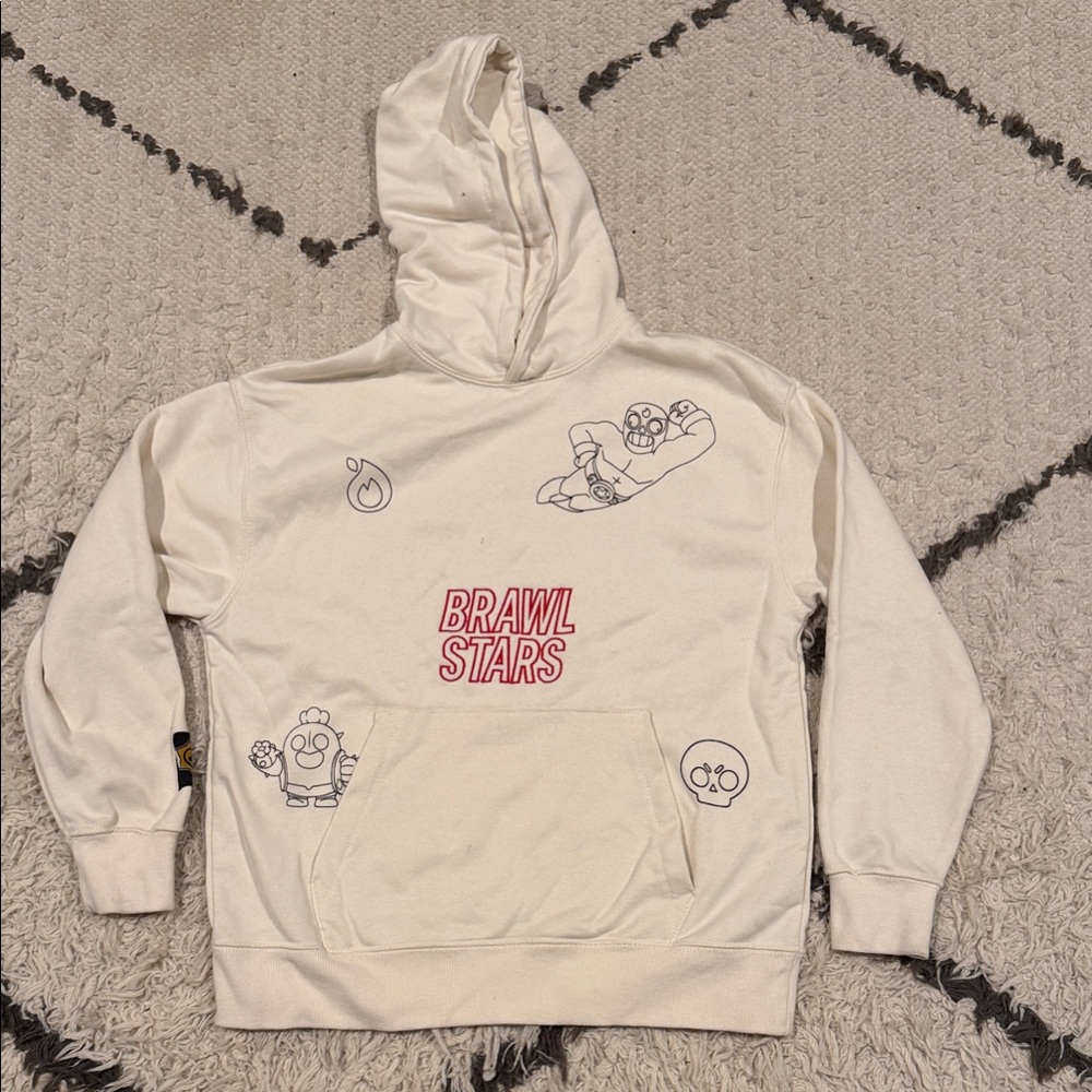 Brawl Stars Cream Hoodie by Zara